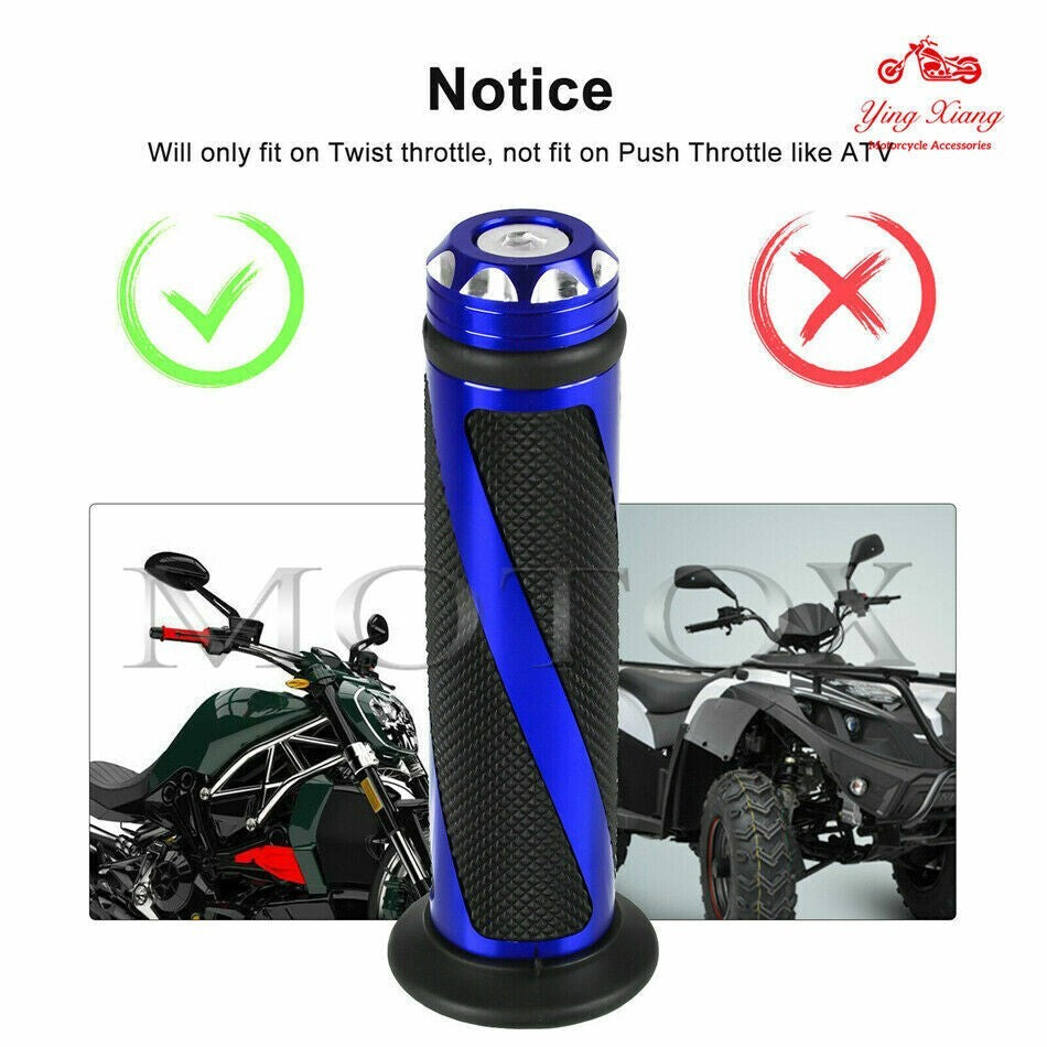 7/8 Handle Bar Hand Grips Fit For 400 650 Z750 Z300 Z400 Z900 Z1000 ZX6R