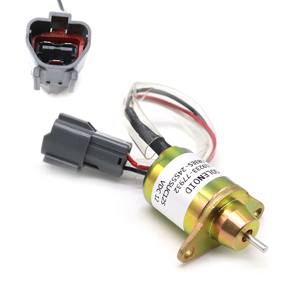 For Yanmar Tractor Fuel Shutdown Diesel Shut Off Solenoid 11923377932