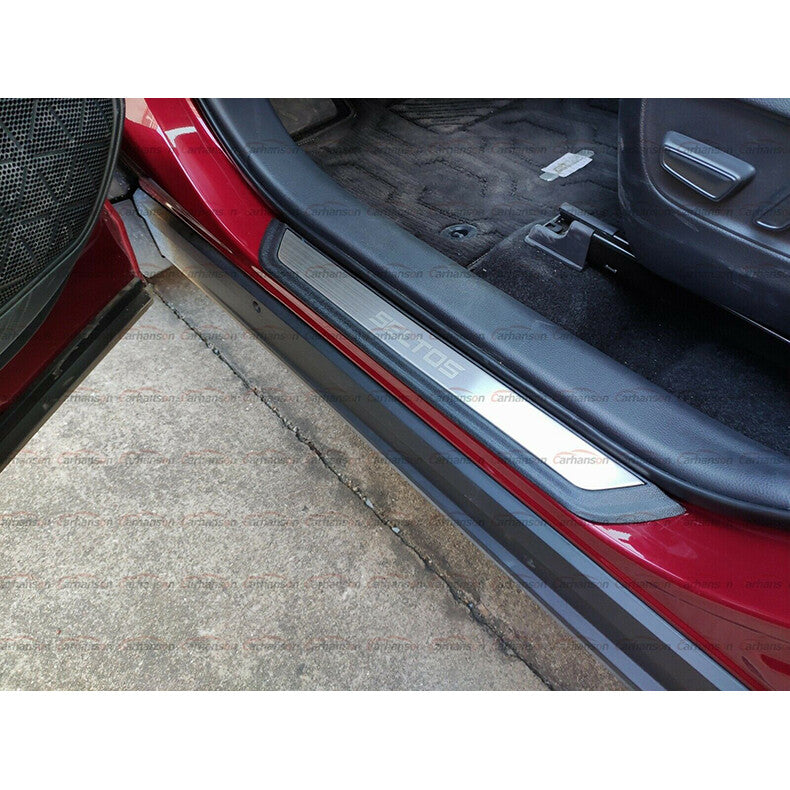 for Kia Seltos 2020-2023 Door Sill Scuff Guard Mouldings Protector cover Trim 4x