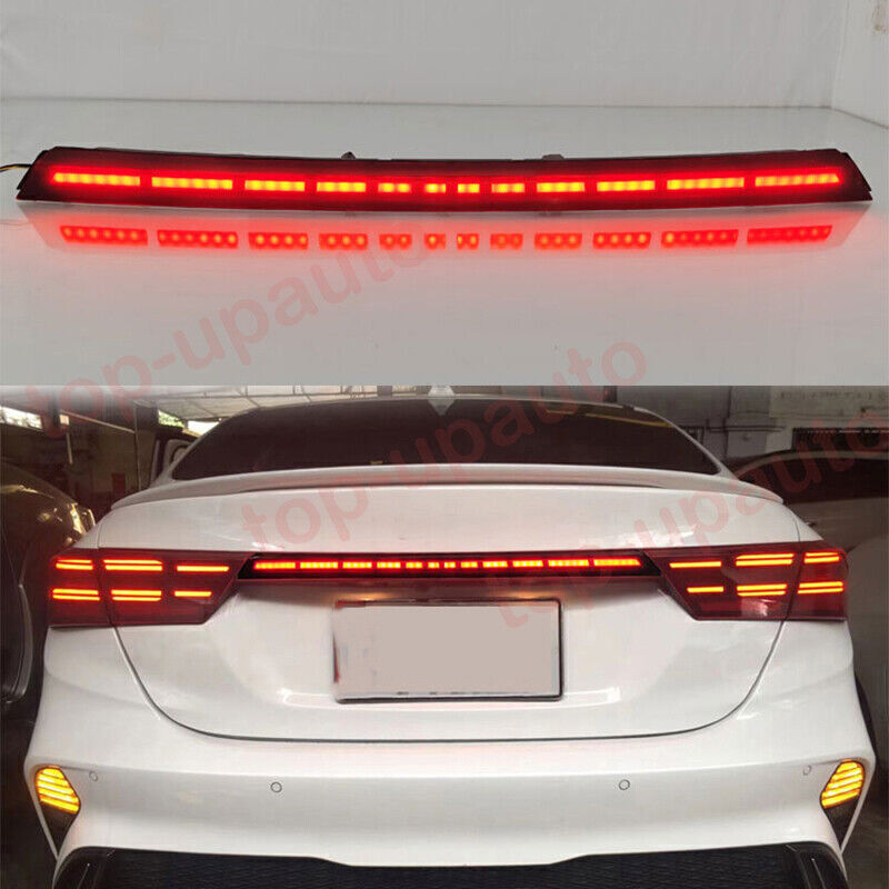 for Kia Forte 2019-2023 GTstyle LED Rear Trunk Brake Light Bar Strip Tail Lamp