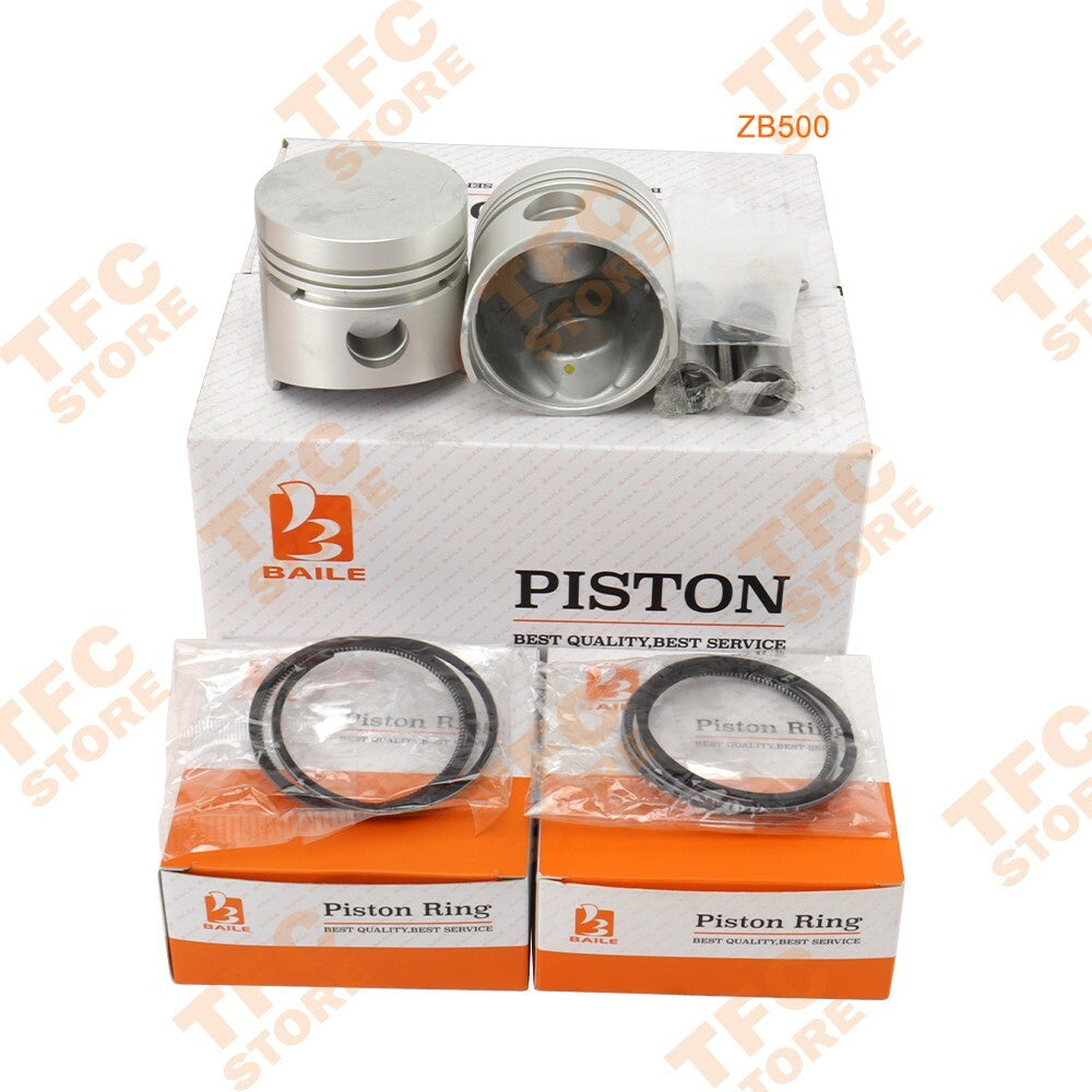 2 SET New Piston Kit Rings STD 68mm for Kubota Z500 ZB500 Engine New