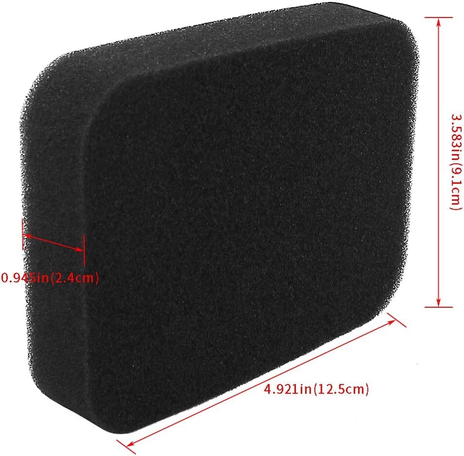 2xAir Filter for RedMax EBZ5100 EBZ5150 EBZ5150 EBZ6500 Backpack Blower