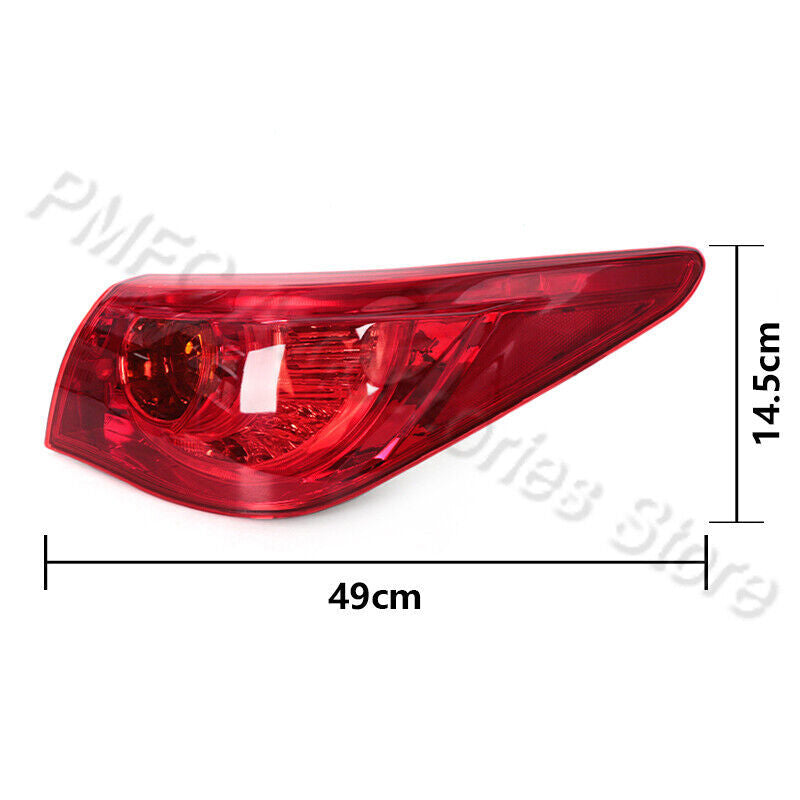 Left rear taillight driver side applicable to 2014-2017 for Infiniti Q50/Q50s