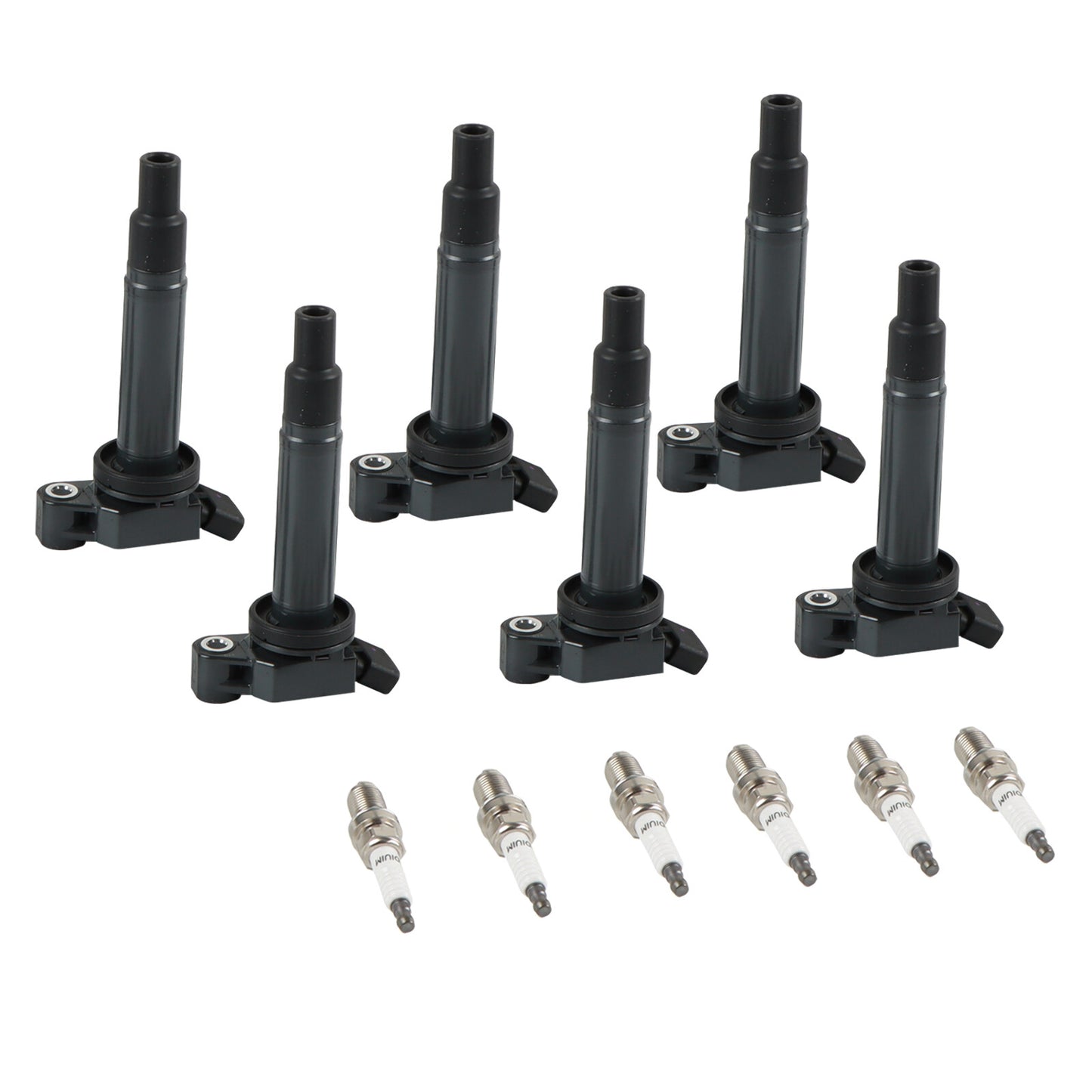 6 Ignition Coil 6 Spark Plugs For 2002-06 for Toyota for Camry 2001-06 for Sienna UF267