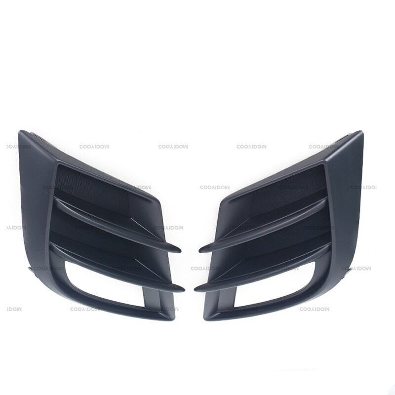 Pair Front Bumper Fog Light Cover For 2009 2010 2011 2012 2013 Mazda3 BL BK