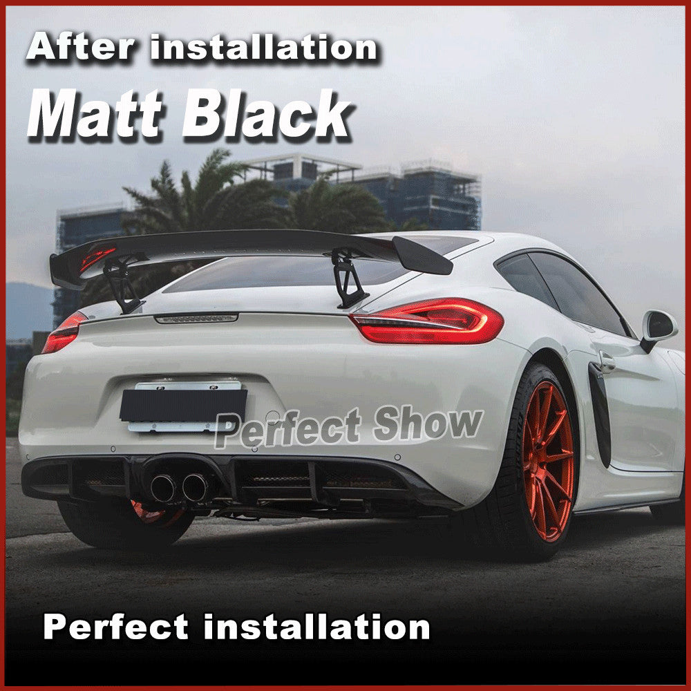 for Porsche Cayman 981 718 987 997 998 911 GT4 Rear Trunk Spoiler Wing