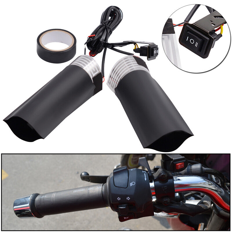 7/8-inch Motorcycle Heated Adjustable High and Low Temperature Handle Cover
