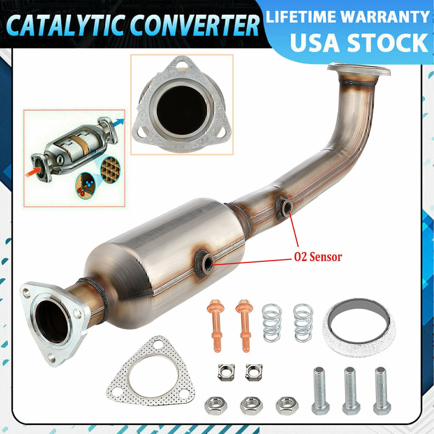 Catalytic Converter fits for Honda CRV CR-V 2.4L 2007 2008 2009