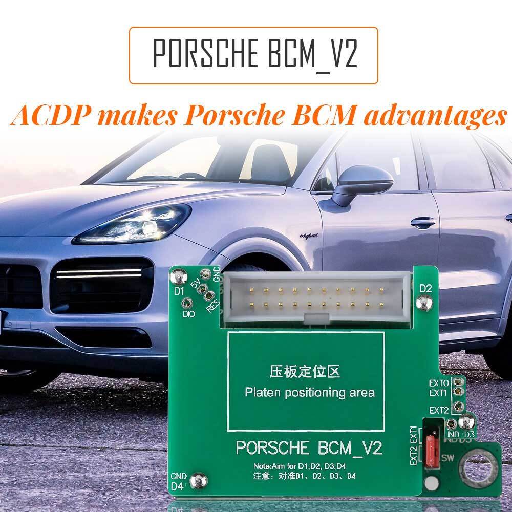 YANHUA Module 10 Adapter ACDP Prog/ for ram For Por.sche BCM Add Key and All Key Lost