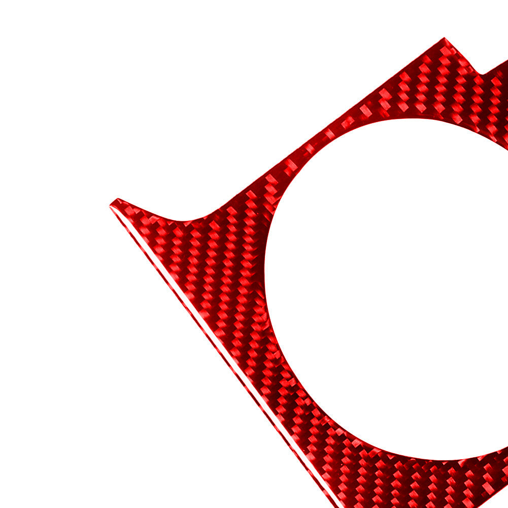 Red Carbon Fiber for Co -pilot Air Vent Outlet Cover Trim for Ford for Mustang 2005-2009