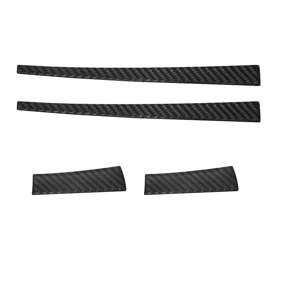 4Pcs Carbon Fiber Rearview Mirror Cover Trim Strip for Toyota Hilux 2015-2021