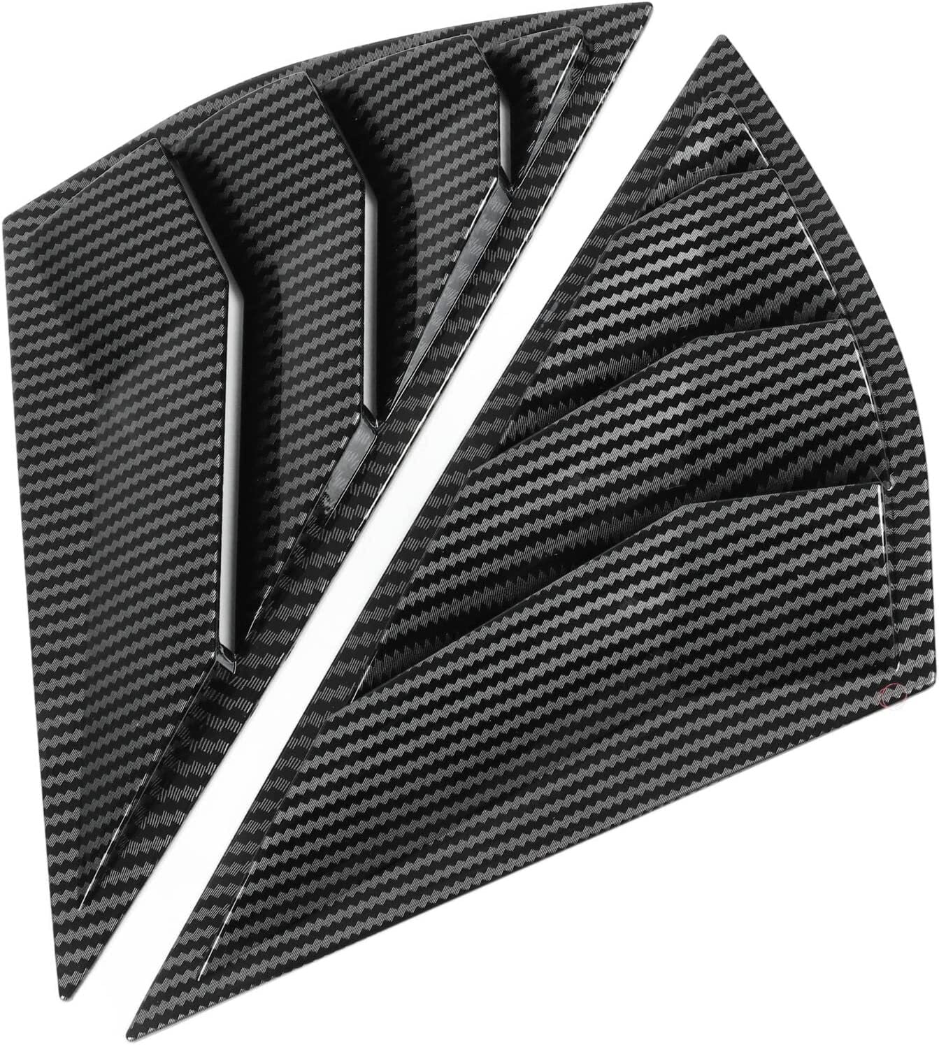2 Universal Trim Car Intake Spoon Side Window Louvers for Ford for Mustang Mach E