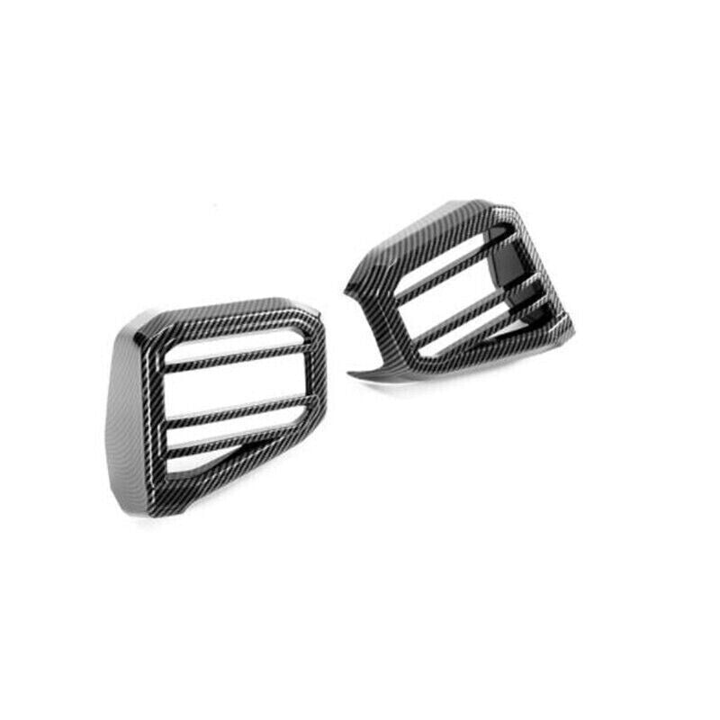 for Toyota Tundra 22-24 2P Carbon Fiber Front Side Air Outlet Vent Cover Trim
