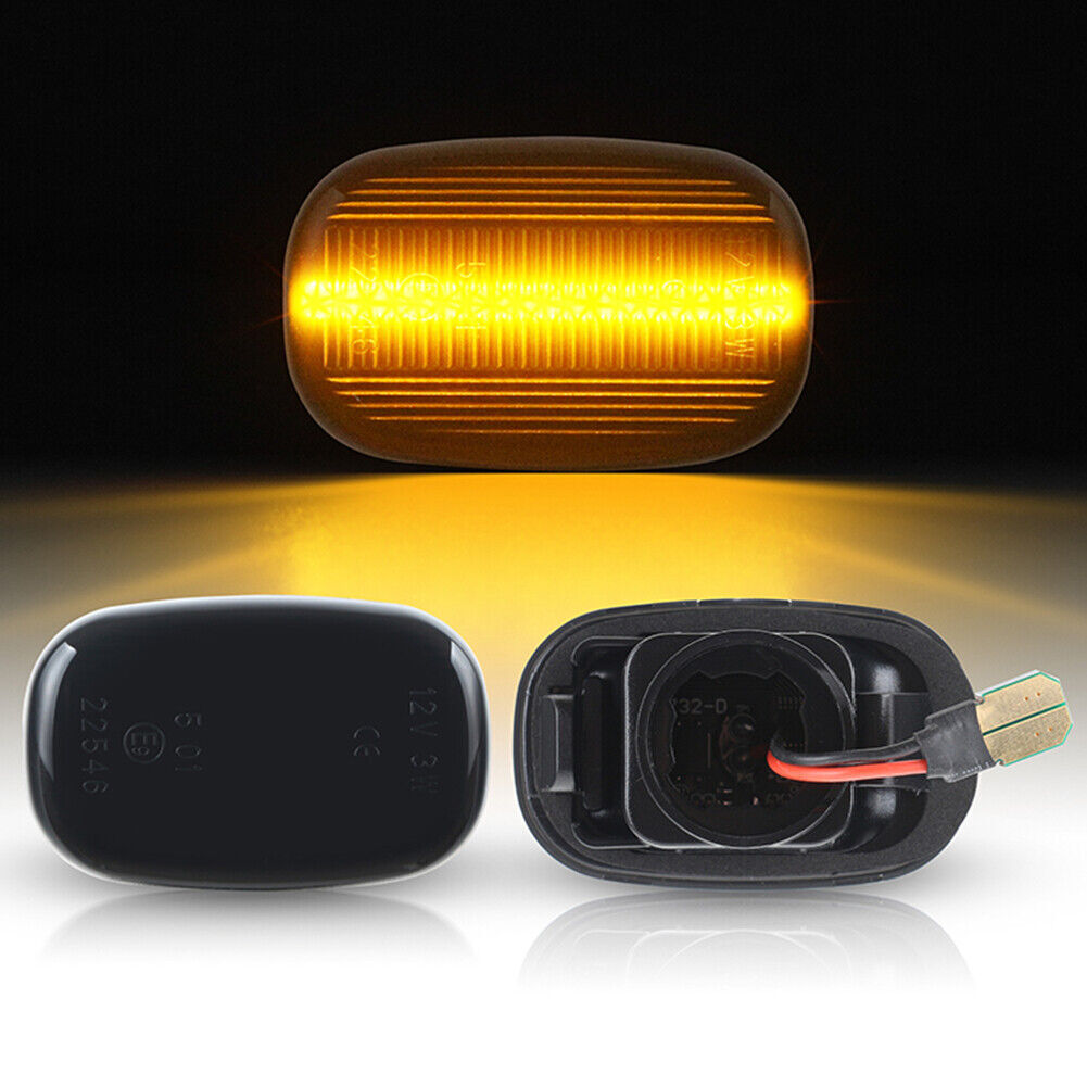 for Toyota Hilux SR5 Beige MK6 Cute E T Pickup Dynamic LED Side Marker Light 2X