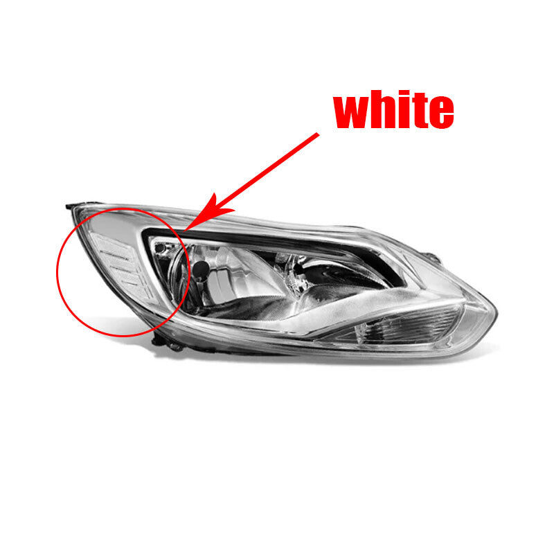 1 piece for 2012-2014 for Ford Focus left chrome clear corner headlight