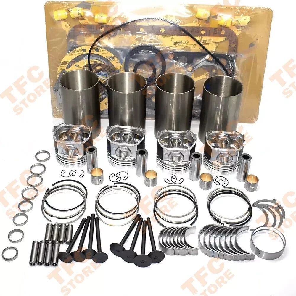 for TOYOTA 2L 2LT Overhaul Rebuild Kit engine Piston Ring Liner Gasket Bearing