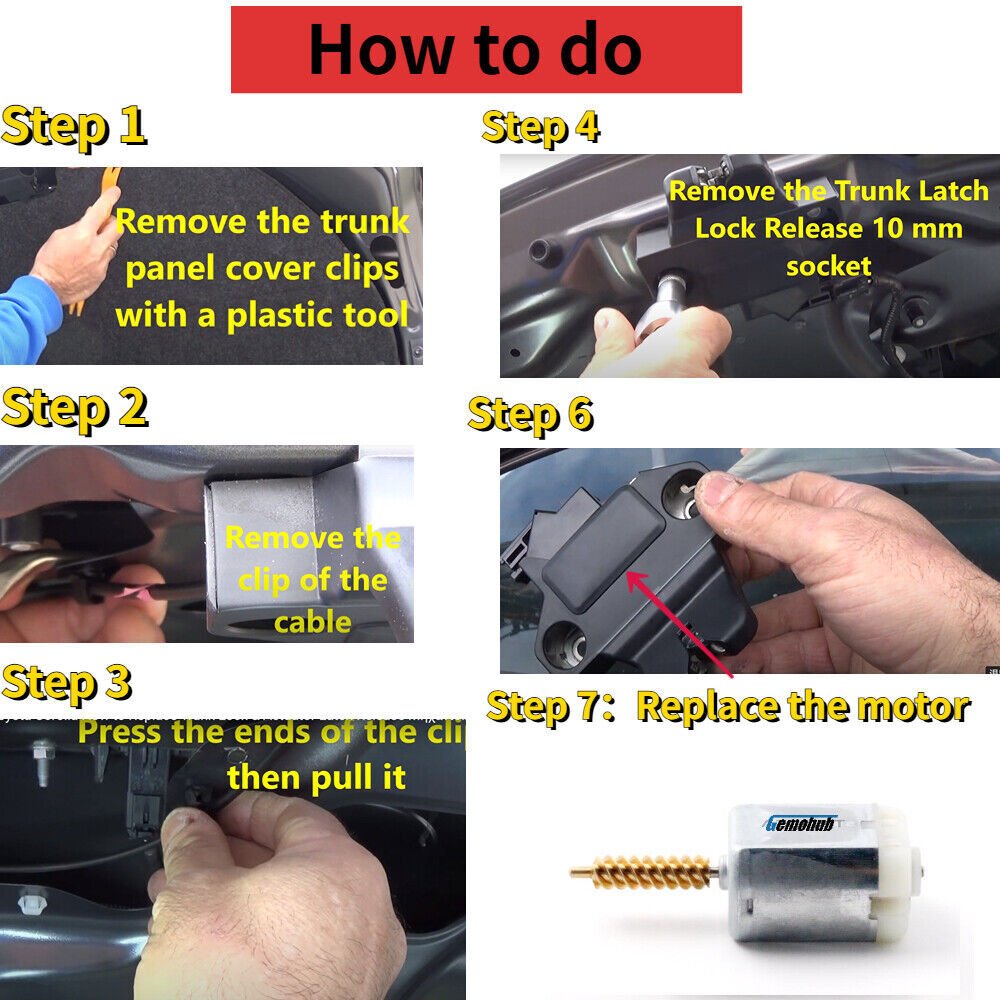 High Power Trunk Lock Latch Motor for Hyundai i30 i20 i10 ix20 IX35 ix45 x25
