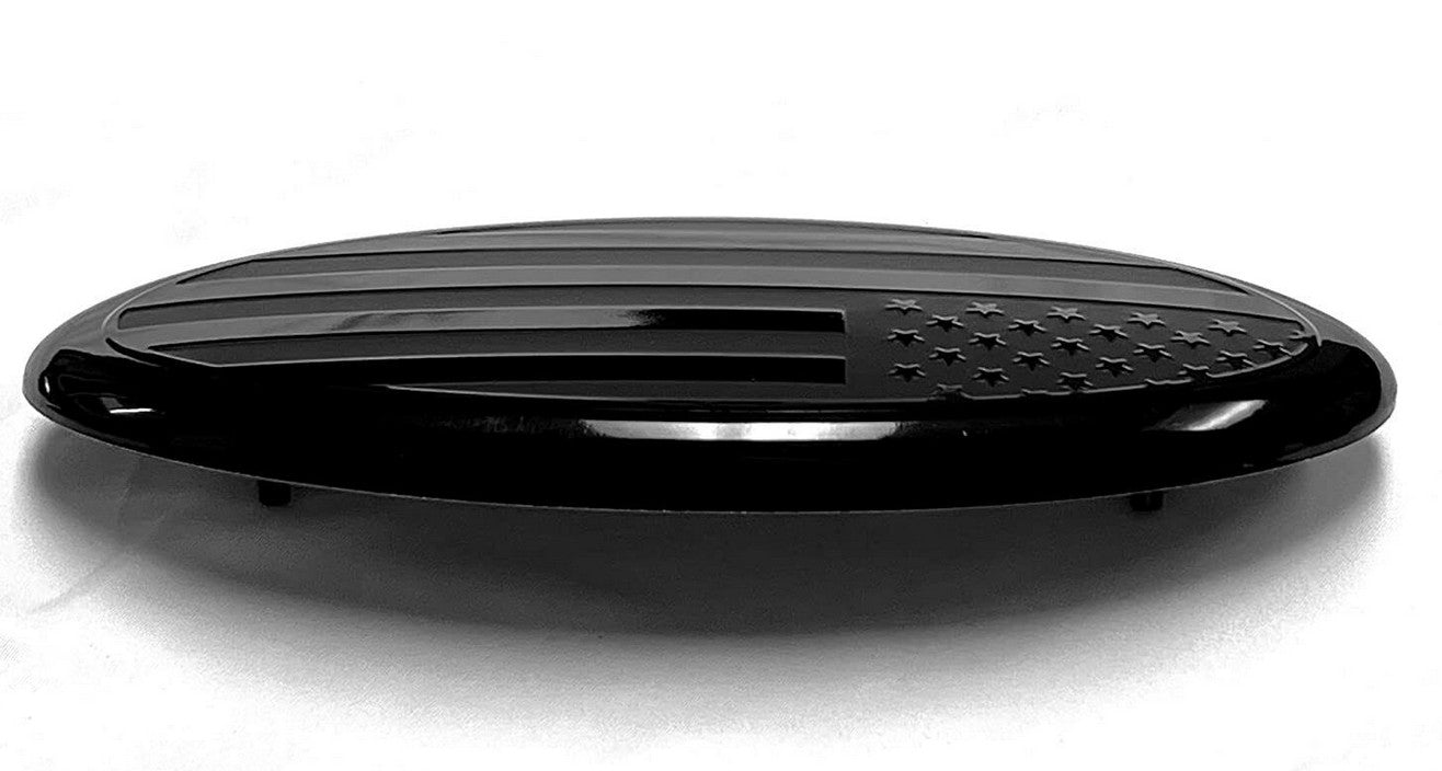 Car hood badge decals for ford F150 F250 F350 Black American Flag