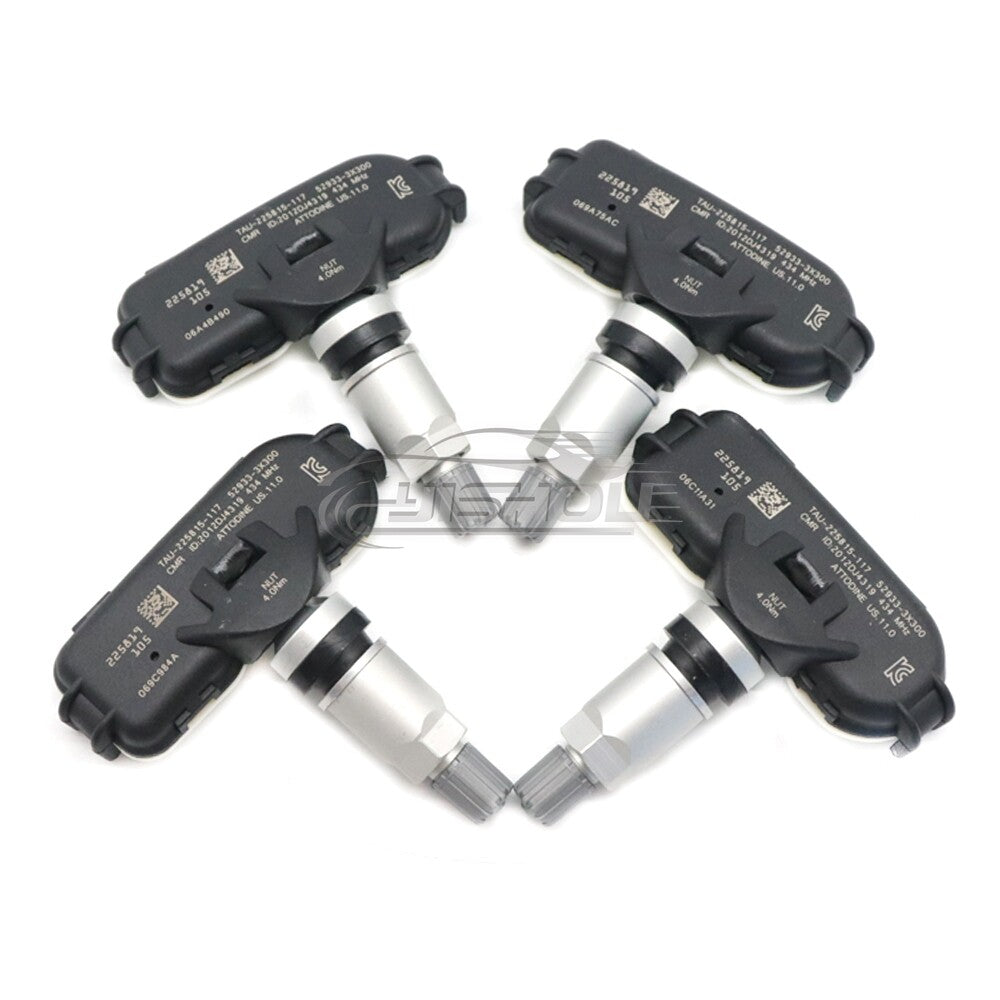 4-pack 52933-3X300 TPMS tire pressure monitoring sensors suitable for 10-14 for Hyundai for Elantra