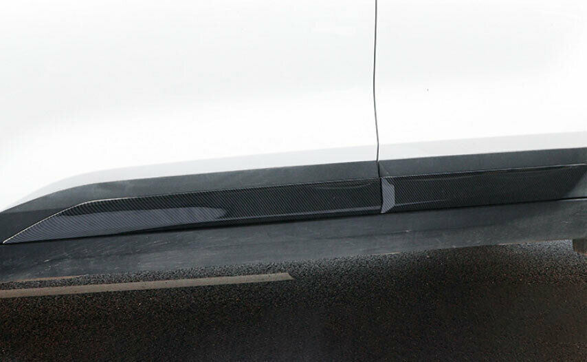 for Kia Seltos 2020-2023 Carbon Fiber Side Door Body Guard Molding Cover Trim 4x