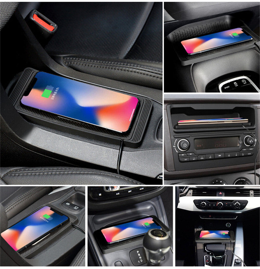10W Fast Wireless Charger Pad Mat Dock Stand Anti-slip For Apple iPhone 15 14