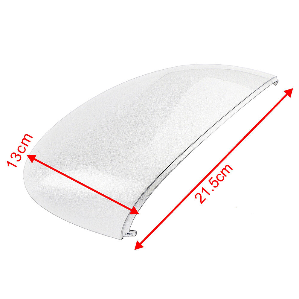 2-Piece Side Mirror Covers and Door Covers for 2008-2017 for Ford Fiesta MK7 L+R, White