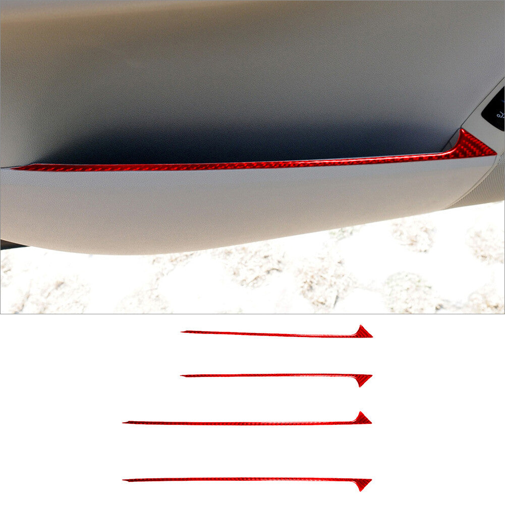 Red Carbon Fiber Full Interior Kit Cover Trim for Mercedes-Benz R-Class 2009-12