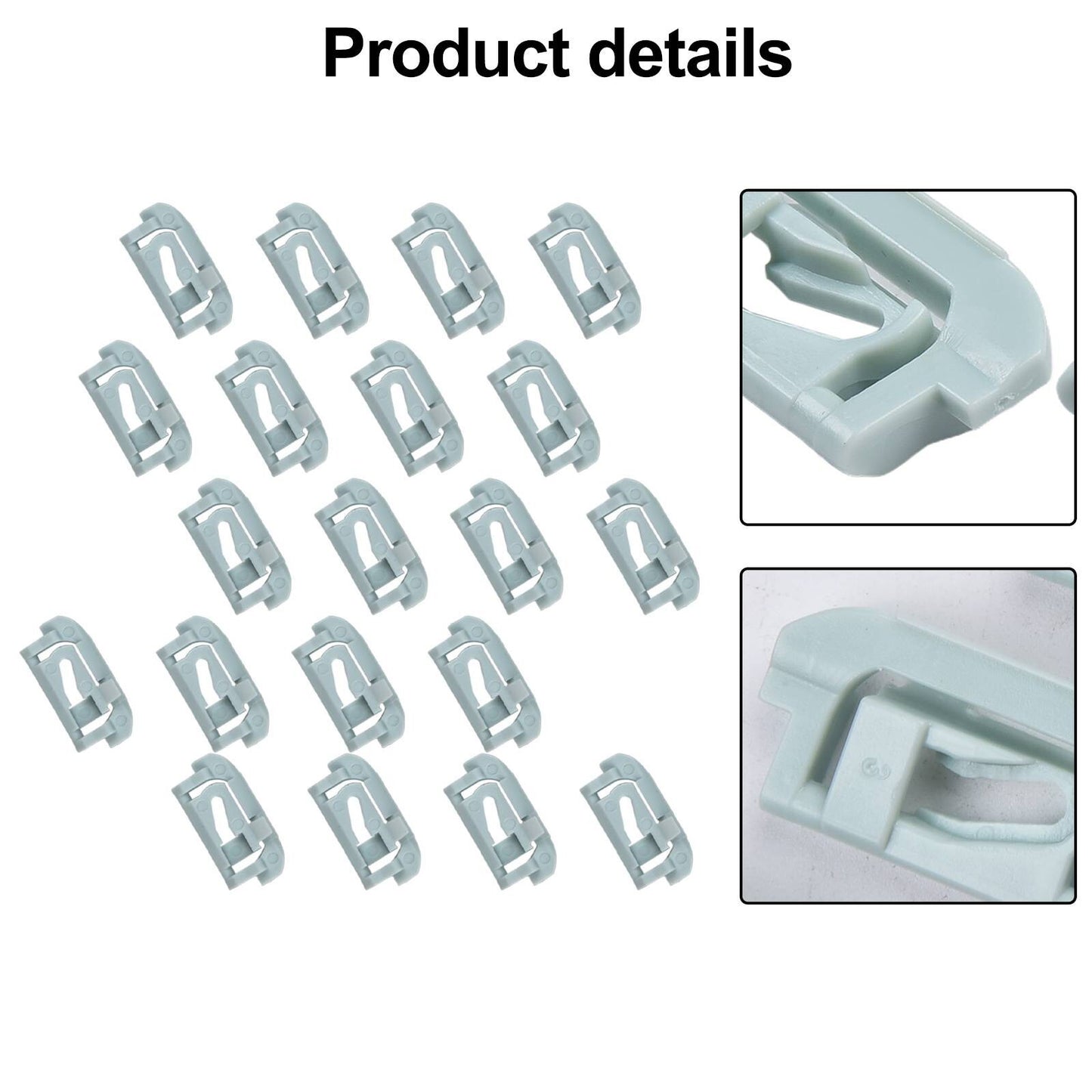 Compatible with G Body Windshield Rear FORWindow Trim 20 Molding Clips
