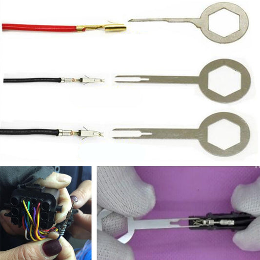 3x Car Electrical Terminal Plug Wiring Connector Pin Extractor Removal Key Tool