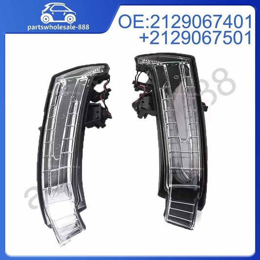2 LED side mirror indicators and turn signals suitable for Mercedes W176 W204 W212 W246