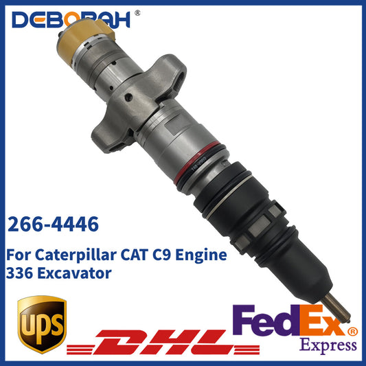 New Fuel Injector 266-4446 2664446 For Caterpillar CAT C9 Engine 336 Excavator