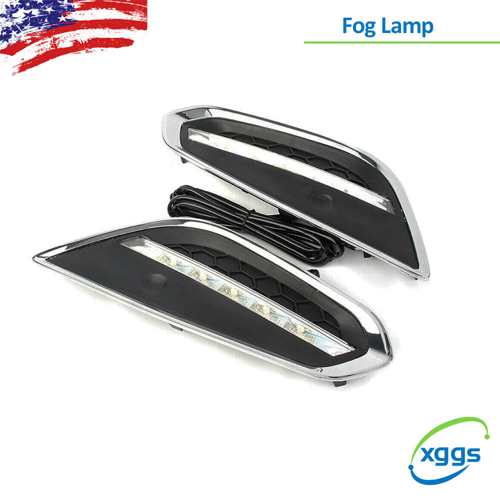 Pair Left+Right For 09-13 for Volvo S60 T5 Fog Lamp Front Daytime Running Lights New