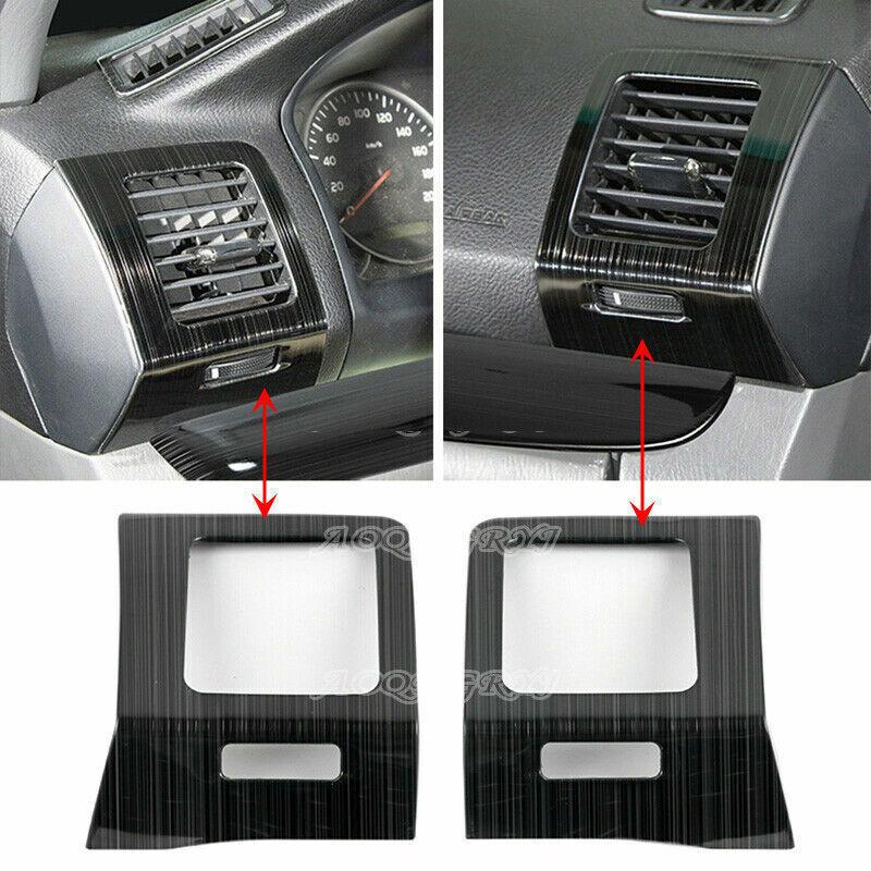 Black Front Side Air Vent Outlet Cover Trim for Toyota Prado LC/LC120 2003-2009