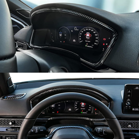 1-piece dashboard frame and instrument panel cover trim for Honda for Civic 2022-2024