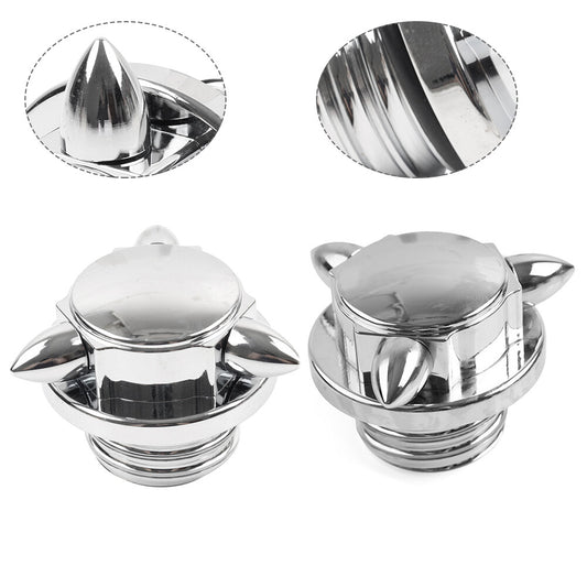 Left Right Thread Gas Cap Fuel Tank Cover for Harley Dyna Road King Sportster XL