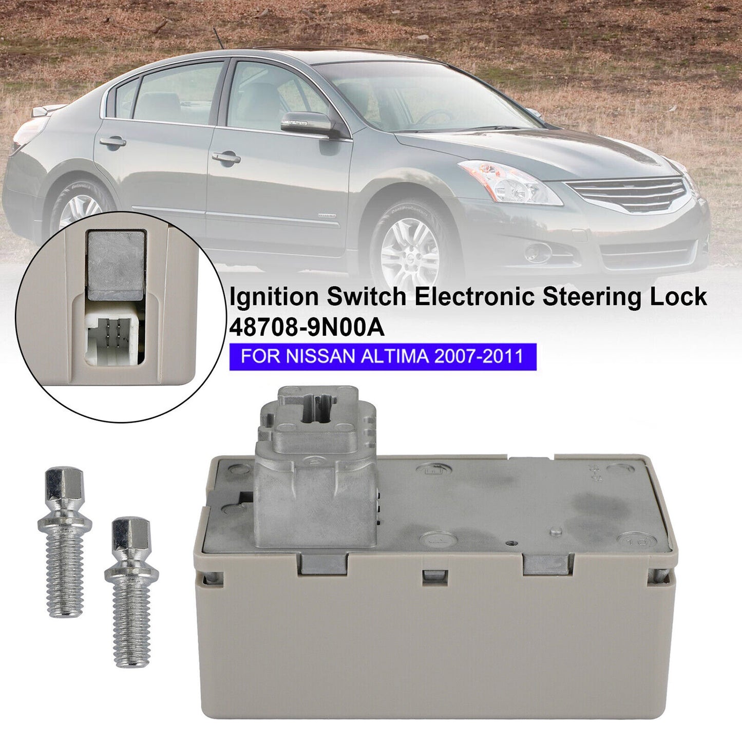 1 Set Steering Wheel Electronic Lock Assembly Fit for 2009-2012 for Nissan 370Z NEW