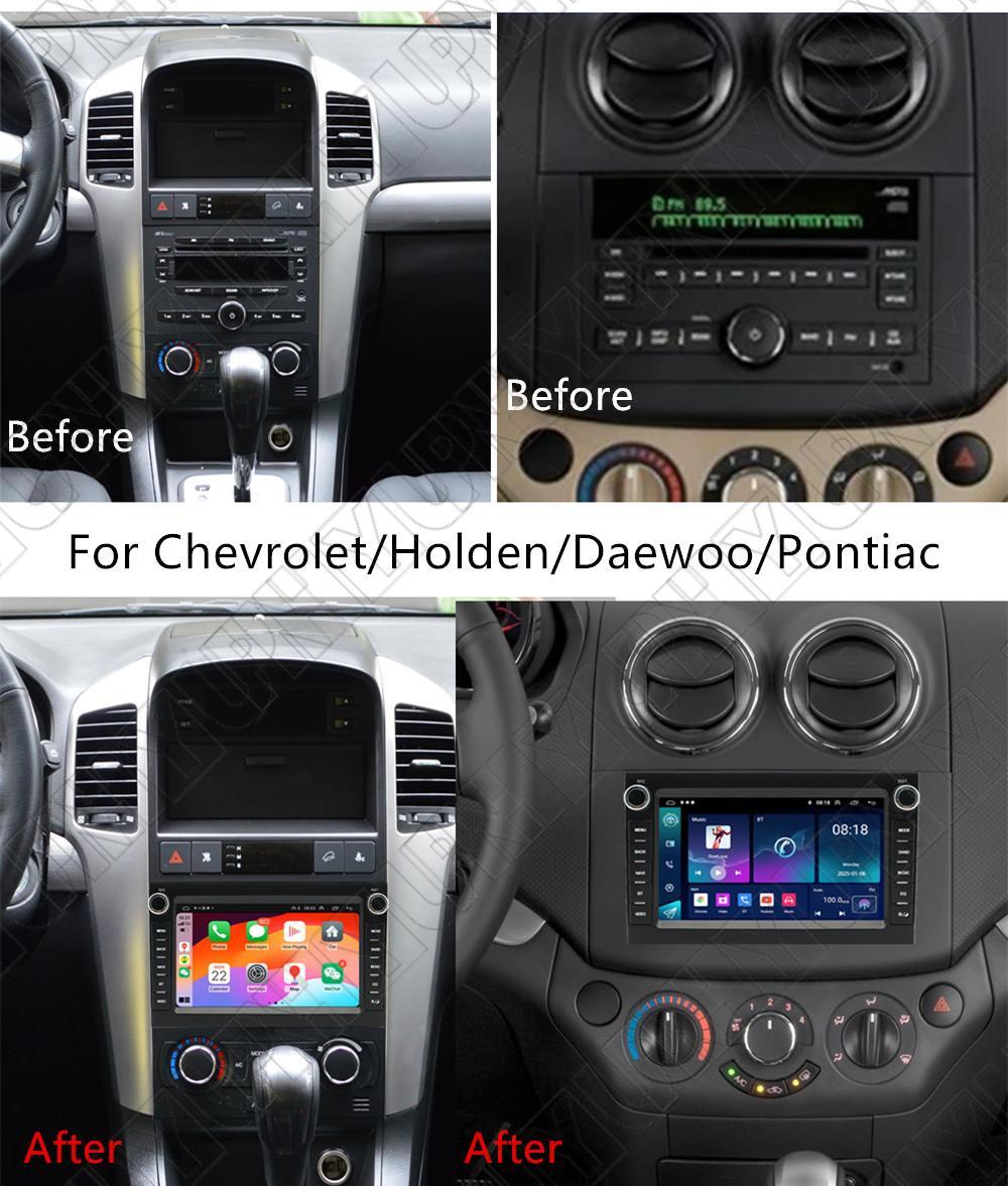 7 Android 14.0 Stereo Radio GPS FM 4+32G for Chevrolet Aveo 02-11 Captiva 06-11