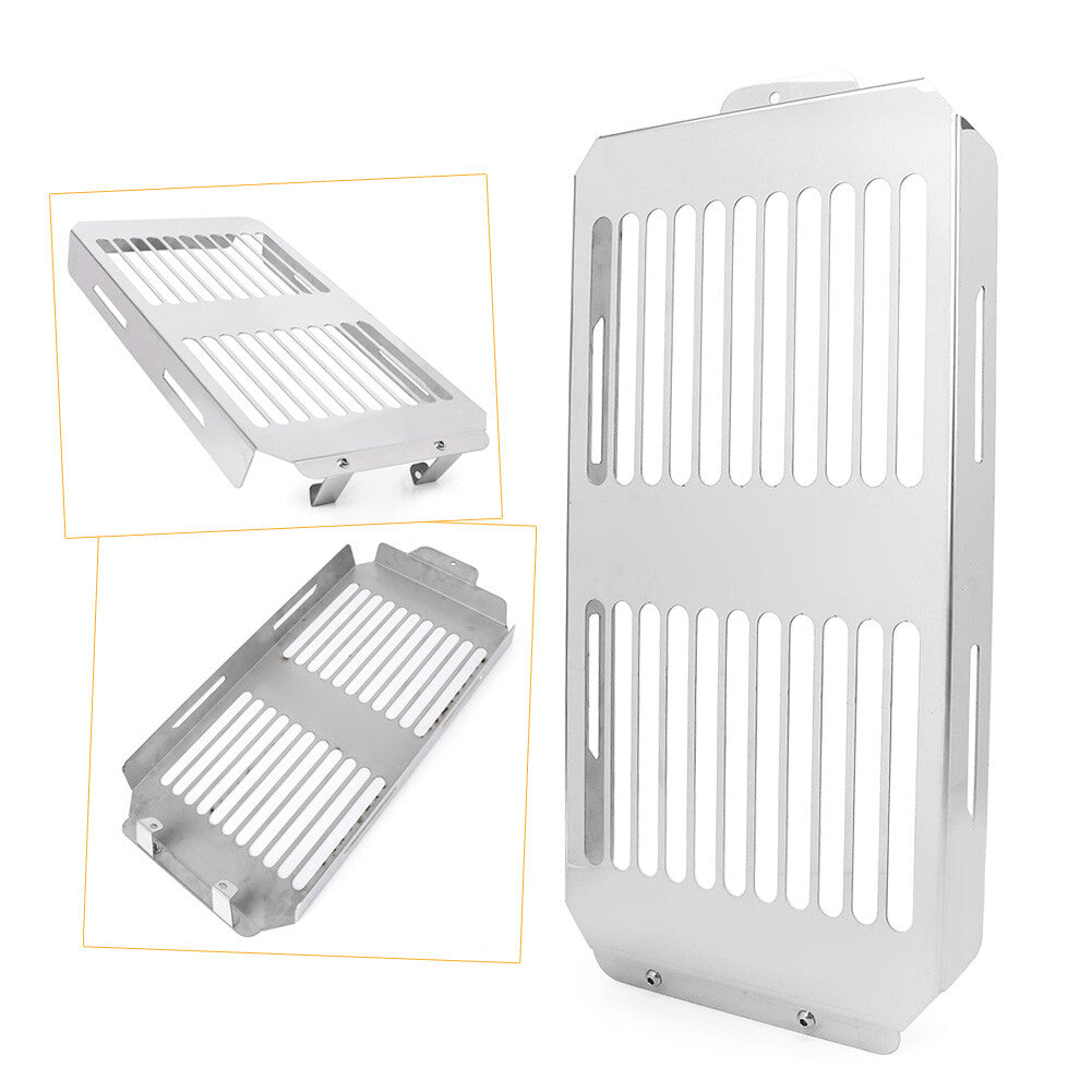 Radiator Grille Guard Cover Silver Fit for Honda VTX1800C/F/N/R/S/T