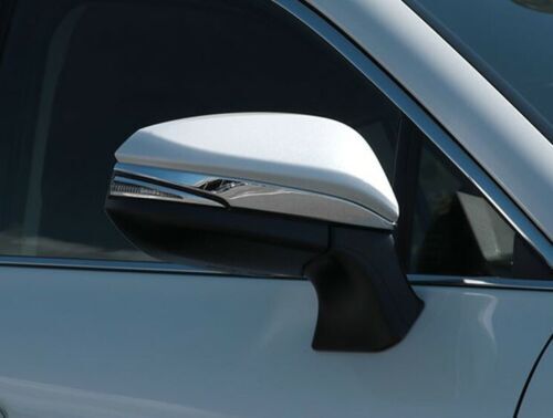 Chrome Rearview Side Mirror Steel Trim Silver For 2020-2023 for Toyota Harrier Venza