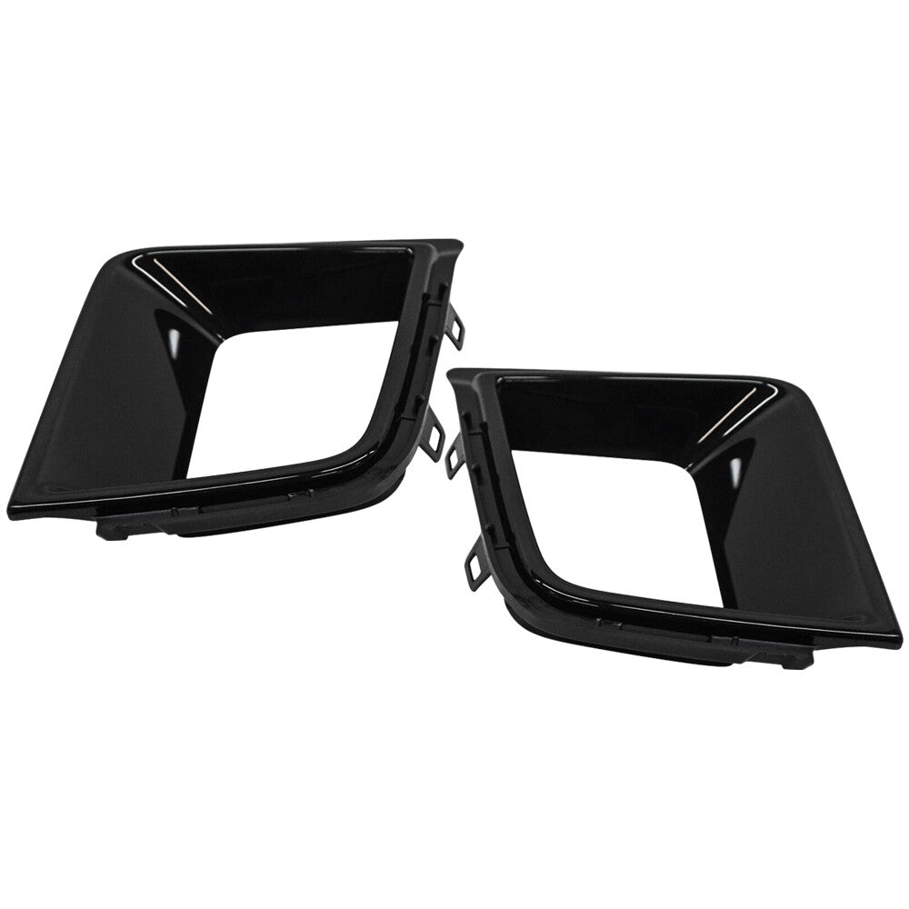 2Pcs Front Bumper Air Brake Trim Duct Black Left+Right For 7' G11 G12 M