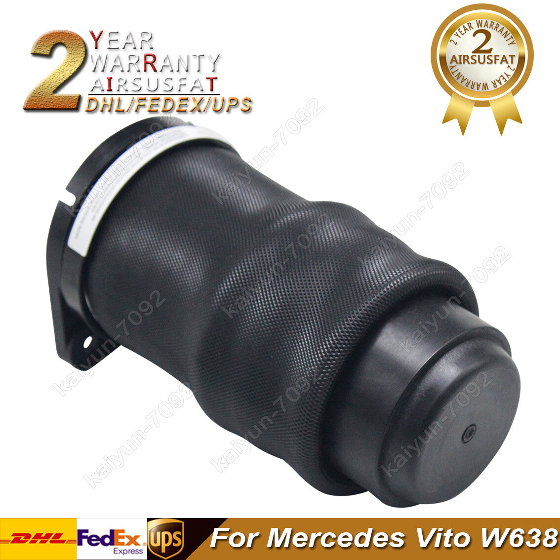 1x for Mercedes Vito W638 Rear Left/Right Air Suspension Spring Bag 6383280501