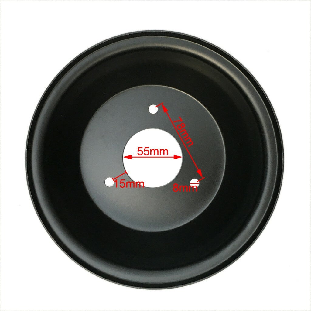 2 x 7-inch wheels with 3-hole rims and 17mm hubs suitable for 16x8-7 tires, 50cc, 110cc, and 125cc all-terrain vehicles/four-wheelers.