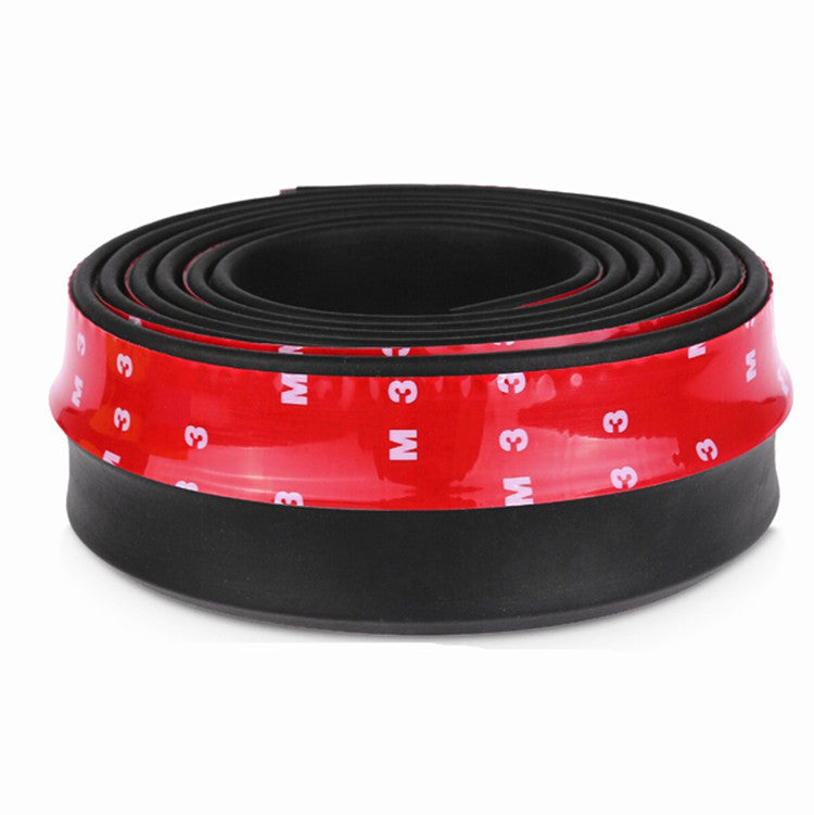 Car Universal Front Bumper Lip Splitter Chin Spoiler Skirt Rubber Protector Body