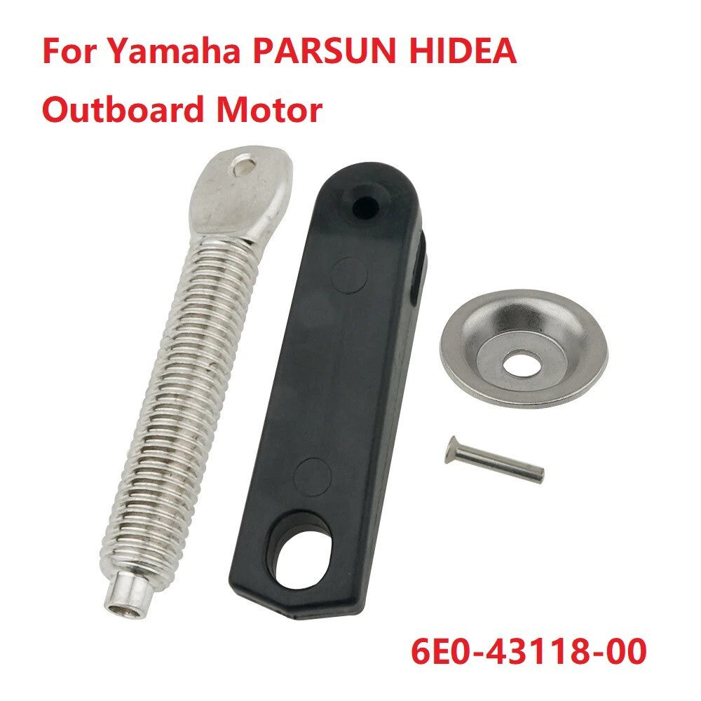 Clamp Screw Set Transom Pad Plate Swivel Pin 6E0-43118-00 for Yamaha Outboard