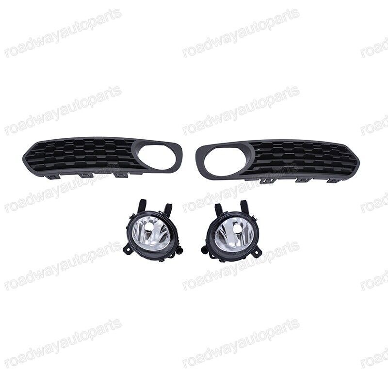 Bumper Driving Fog Light Lamps w/Cover Bezel for BMW 1 Series F20 F21 2012 2013