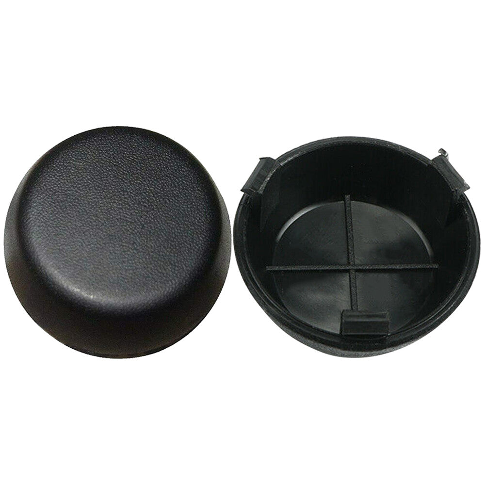 2PCS Round Rear Bumper Dome Caps for Toyota Tacoma 2005-15 Tundra 2000-06 Black
