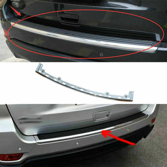 for Jeep Grand Cherokee 2011-2020 Chrome Car Rear Bumper Face Bar Step Pad Trim