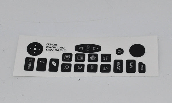 Navigation Radio Button Repair Stickers For 03-05 GM for CADILLAC for ESCALADE for HUMMER