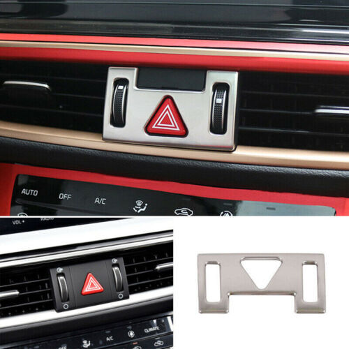 for Kia Forte 2019-2022 Silver Emergency Stop Light Switch Warning Button Cover