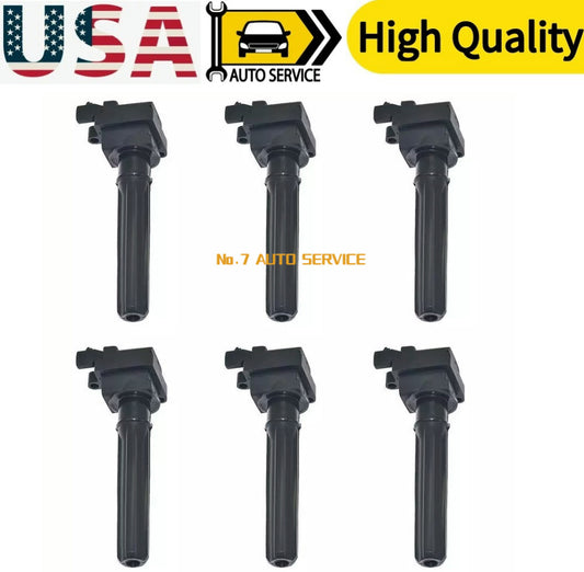Set of 6 Ignition Coil Coils For 2004-2006 for Chrysler for Pacifica 3.5L V6 04609088AD